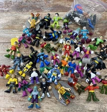 Lot of 40 Imaginext Others DC Super Heroes Lot Batman Joker Freeze Croc