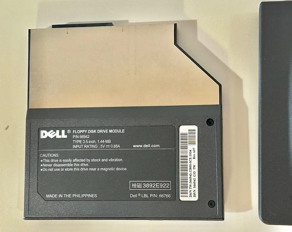 Dell Latitude 3.5in Floppy Drive TW-07535T-12800-0AL-1934. - Image 2 of 4