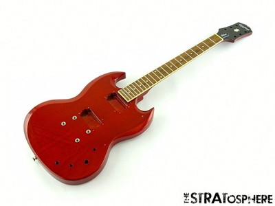 Epiphone SG Tribute E1 BODY & NECK Guitar Parts, Cherry 