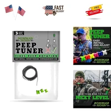 Bowman Archery Peep Tuner, Fix Peep Rotation with Ease, Effective and Easy to...