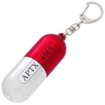 Universal Studio] Detective Conan APTX4869 Light keychain From JP