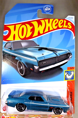 #ad 2024 Hot Wheels #171 Muscle Mania 3 5 #x27;69 MERCURY COUGAR ELIMINATOR Teal w MC5Sp $7.92