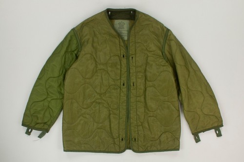 VTG 70s Alpha Industries M-65 Field Army Green Coat Jacket With Lining Size S - Picture 9 of 12