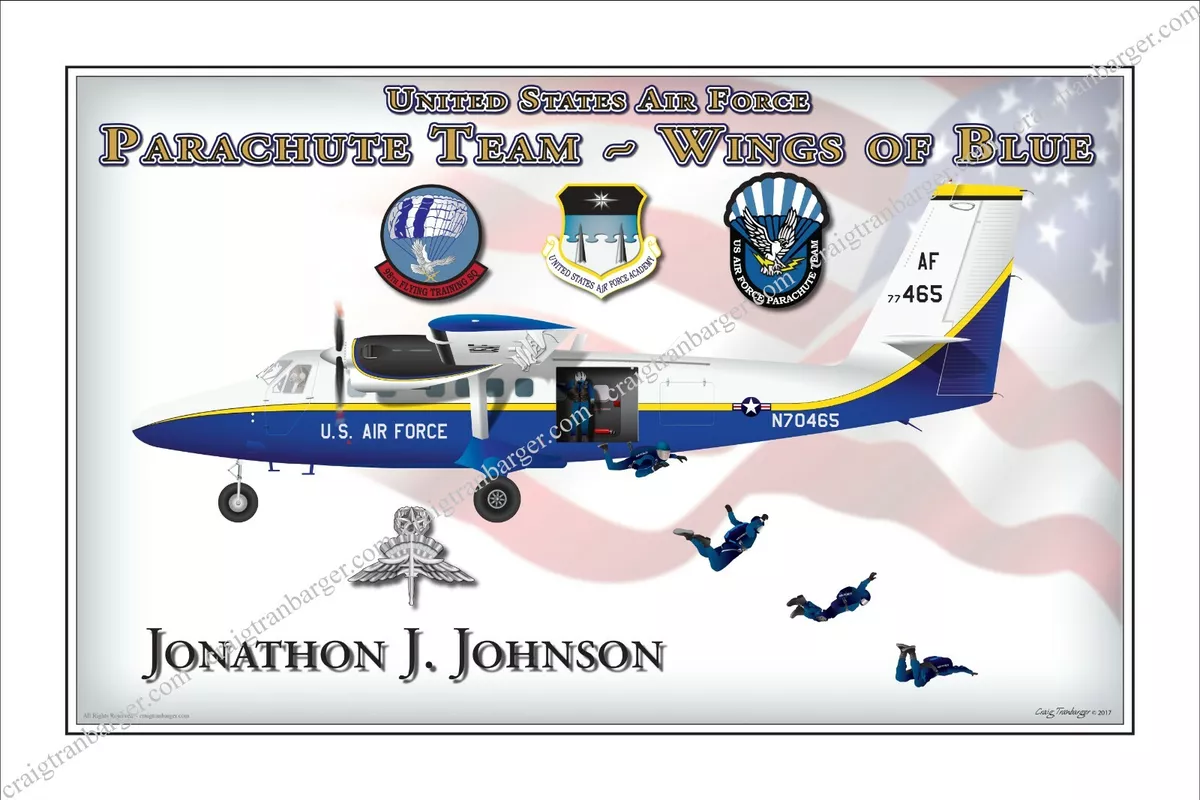 Wings of blue parachute hotsell team