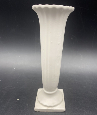 Vintage Matte White Bud Vase Inarco Japan White Bud Vase Foil
