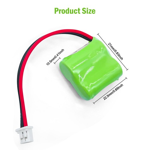 Model Plane Toy UVA PLC CNC Backup Power 2.4V 220mAh Ni-MH Rechargeable Battery - Picture 4 of 10