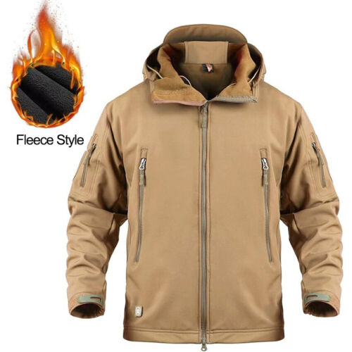Chaqueta de esquí impermeable para hombre Chaquetas cálidas de invierno Abrigo de trabajo de lana térmica para nieve - Imagen 7 de 41