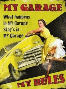 Car Servicing Small Metal Tin Sign Vintage Garage Bosch Super Spark Plugs 118