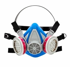 HALF FACE RESPIRATOR FACEPIECE MASK PAINTING WELDING SANDING ASBESTOS MOLD SMALL