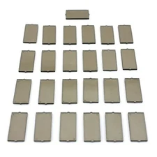 TCM BRICKS Trans Black Glass For Window 1x2x3 Flat Front X25 Compatible Pieces