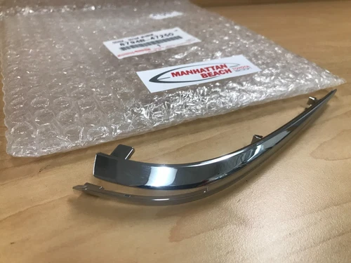18-19 JAPAN BUILT CAMRY LEFT DRIVER SIDE MIRROR CHROME MOLDING TRIM