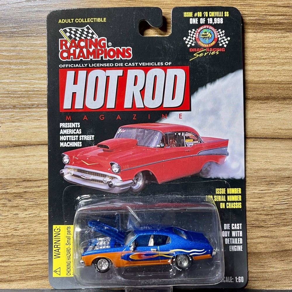 Racing Champions Hot Rod Magazine Drag Racing Issue #80 ‘70 Chevy Chevelle SS