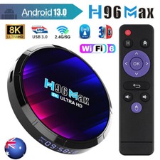 H96 Max RK3528 Android 13 Wifi Smart TV BOX 64GB 8K Ultra HD WiFi Media Player