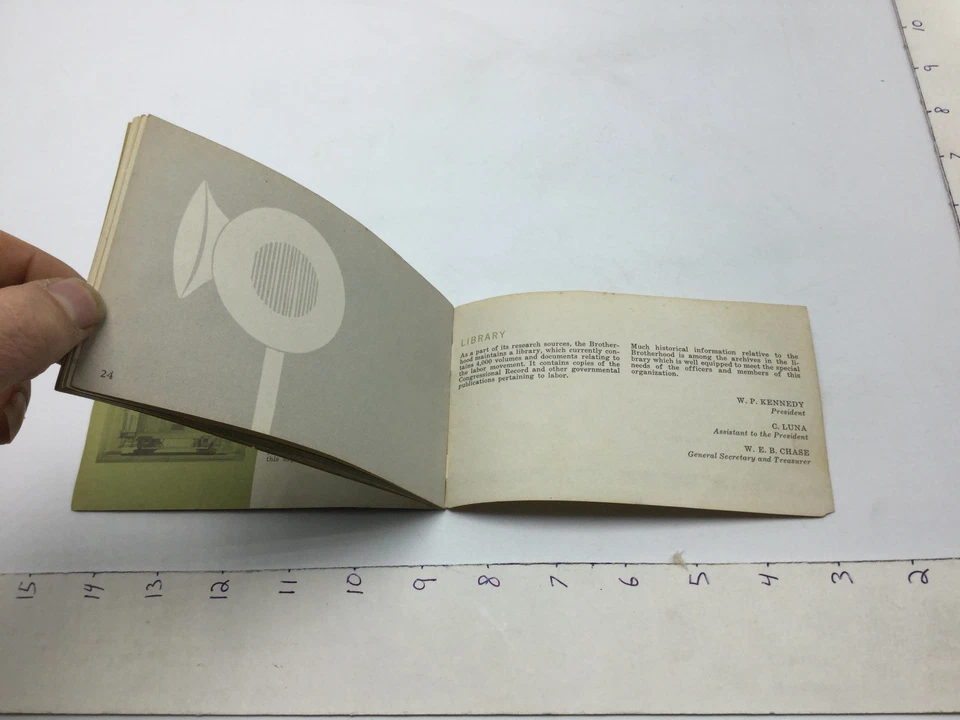 Original Vintage: 1950's YOUR LABOR UNION Brotherhood of Railroad Trainmen 26pgs - Image 3 of 4