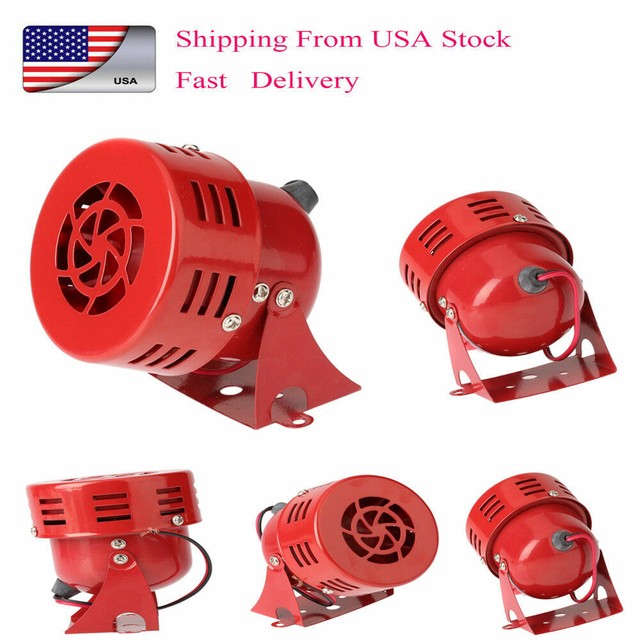 Waterproof 12V Car Truck Fire Loud Siren Horn 110DB PA Speaker Alarm