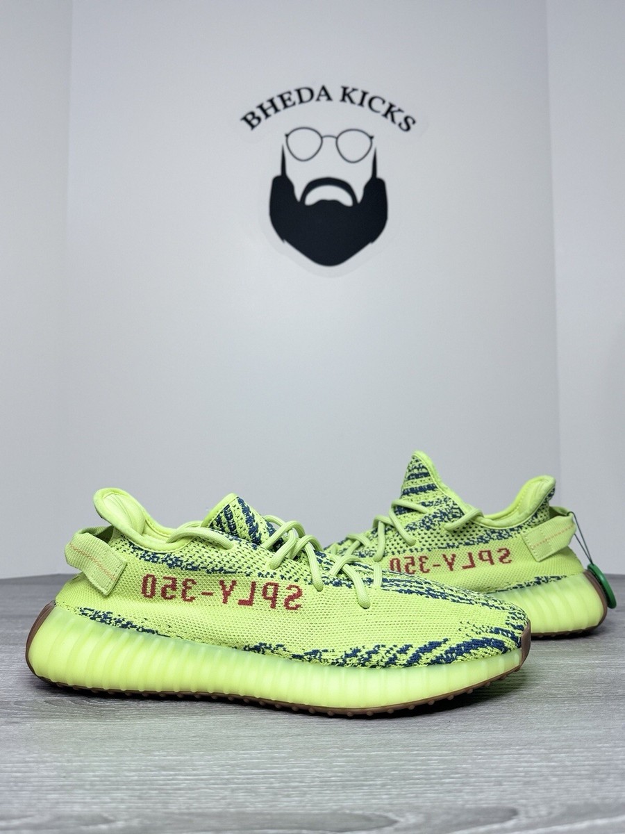 Size 10 - Adidas Yeezy Boost 350 V2 Semi Frozen Yellow Green Size 10 - Adidas Yeezy Boost 350 V2 Semi Frozen Yellow Green