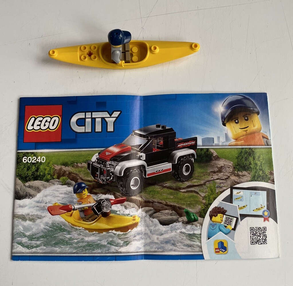 LEGO CITY Kayak Adventure 60240 with Instructions. No Box