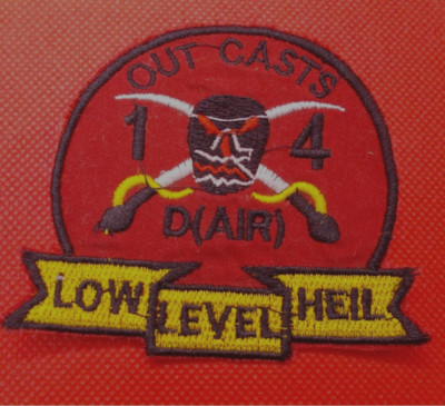 Ecusson / patch US Troop D - 1st Squadron 4th Cavalry Regiment D(AIR) ''OUTCASTS''