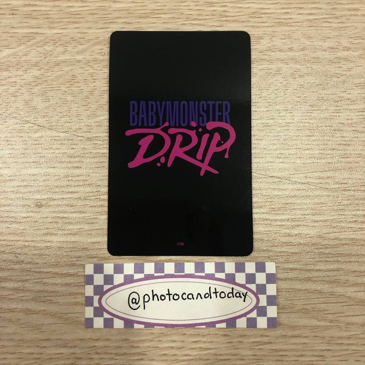 BABYMONSTER DRIP TRADING CARD JAPAN OFFICIAL PHOTOCARD BABYMONSTER DRIP TRADING CARD JAPAN OFFICIAL PHOTOCARD
