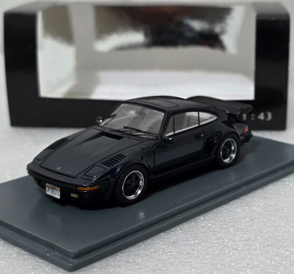 Porsche 911 (930) SE Flatnose Turbo USA 1987 Blue 1:43 Neo NEO43273 RARE!! (3) - Image 3 of 4