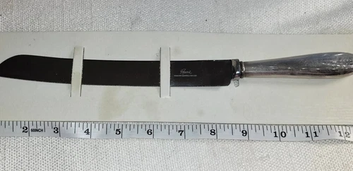 Raimond Bridal Cake Knife Sterling and Stainless 12 inch