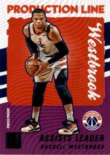 2021-22 Donruss #1 Russell Westbrook Production Line Press Proof Purple