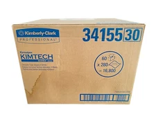 (16800) KIMTECH Kim Wipers Disposable Delicate Task Wipers 1-Ply 4.4”x8.4” 60Pks