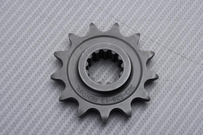 Pignon RENTHAL Classic 13 T pas 520 pour réparer la transmission Kawasaki ZX6R