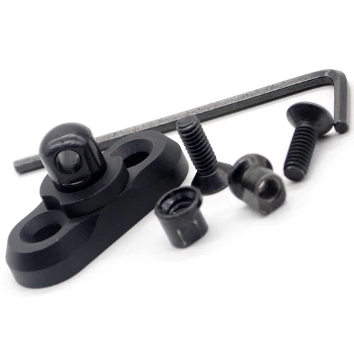 Black/Tan/Red_Sling Swivel Mount Attachment Adapter for KeyMod Rail - Picture 4 of 18