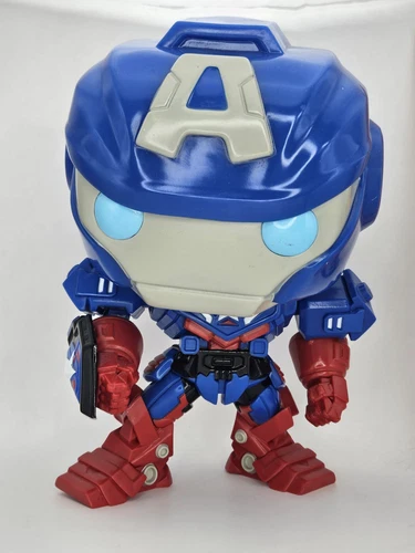 Funko Pop 2021! Marvel #841 Avengers MECH STRIKE CAPITÁN AMERICANO 10" Bobblehead