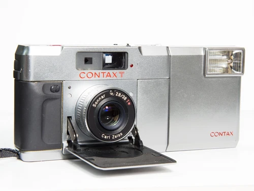 Contax T Compact Rangefinder 38mm f2.8 Lens 35mm Film Camera - TESTED SEE SAMPLE