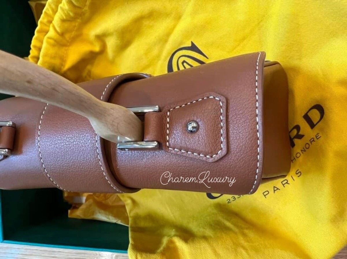 AUTHENTIC🤎 Goyard Saigon Wood Top Handle Mini Brown AUTHENTIC🤎 Goyard Saigon Wood Top Handle Mini Brown