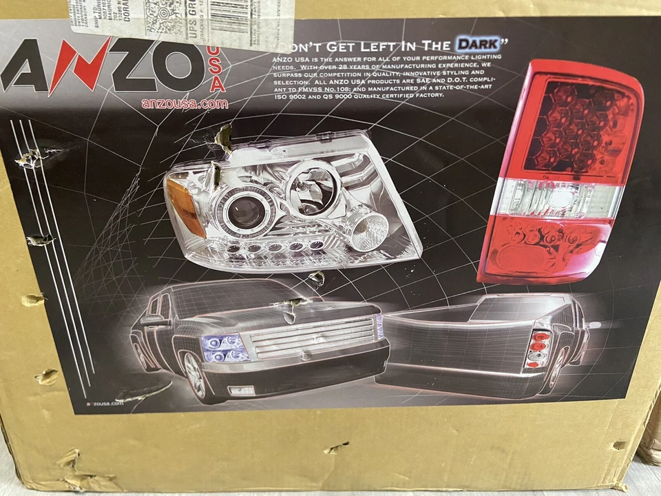 Dodge Journey 2009-2014 proyector estilo tablón cromo ámbar limpio  Foto 2 de 3