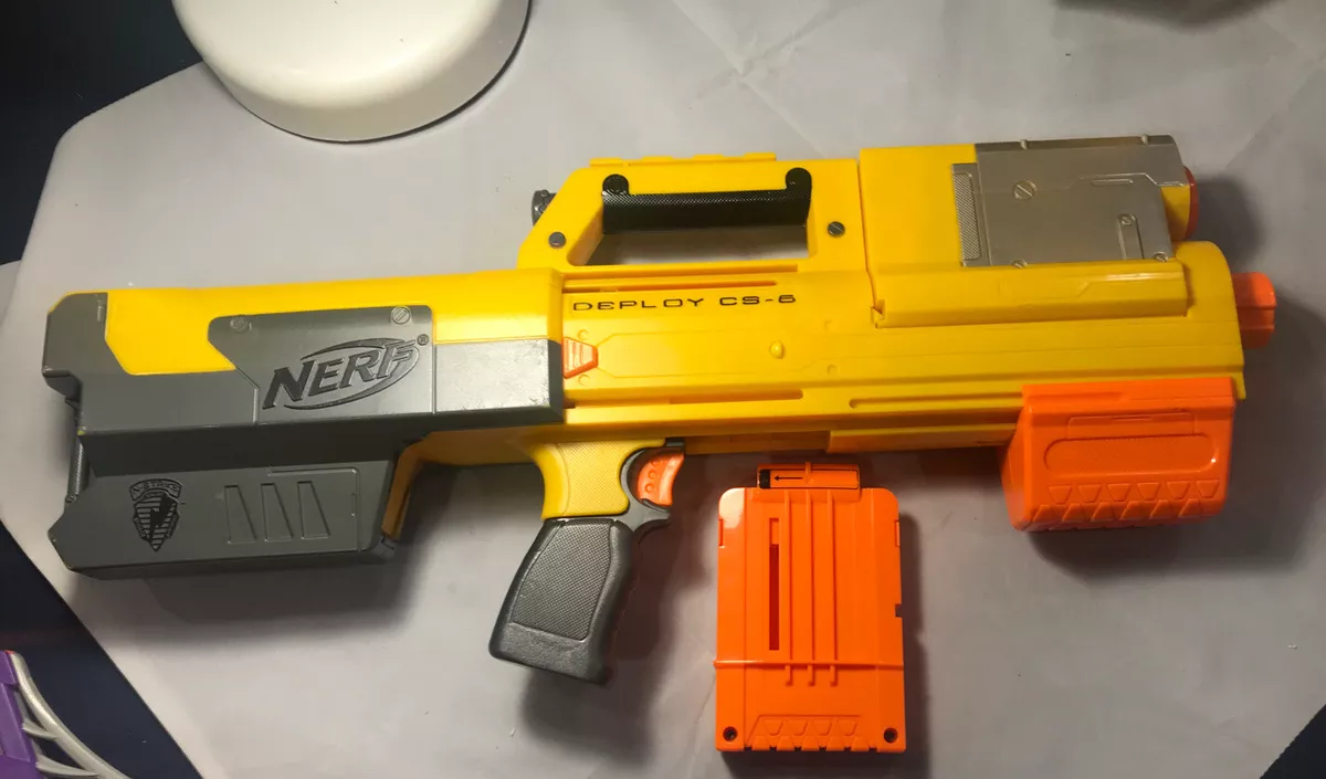 Nerf N-Strike Deploy CS-6 Dart Blaster Gun Tactical Flood Light