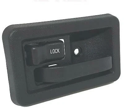 Manijas de puerta interiores para Jeep Wrangler 1987-2004 con clips de varilla par delantero negro Foto 2 de 4