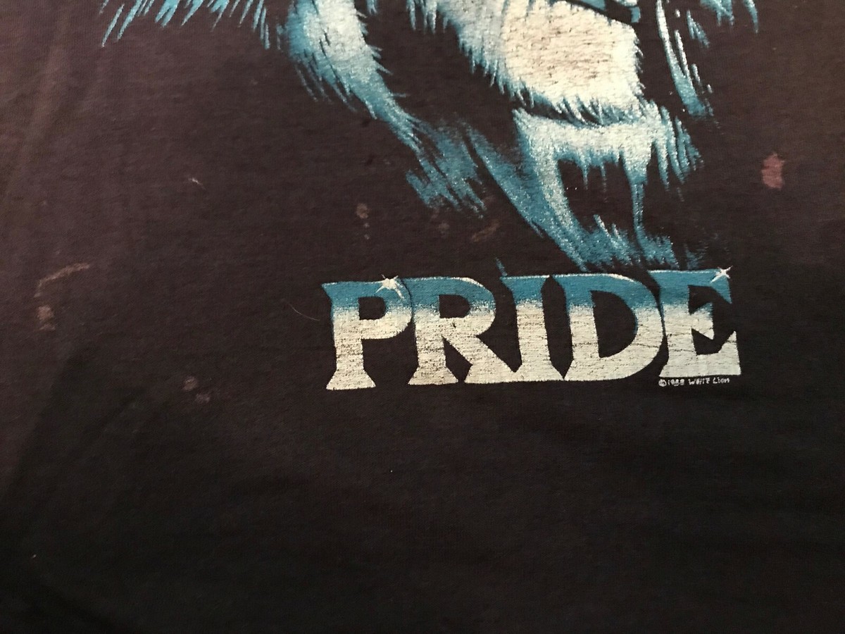 Vintage 1988 White Lion Pride Tour Shirt Size Small / Medium Vintage 1988 White Lion Pride Tour Shirt Size Small / Medium