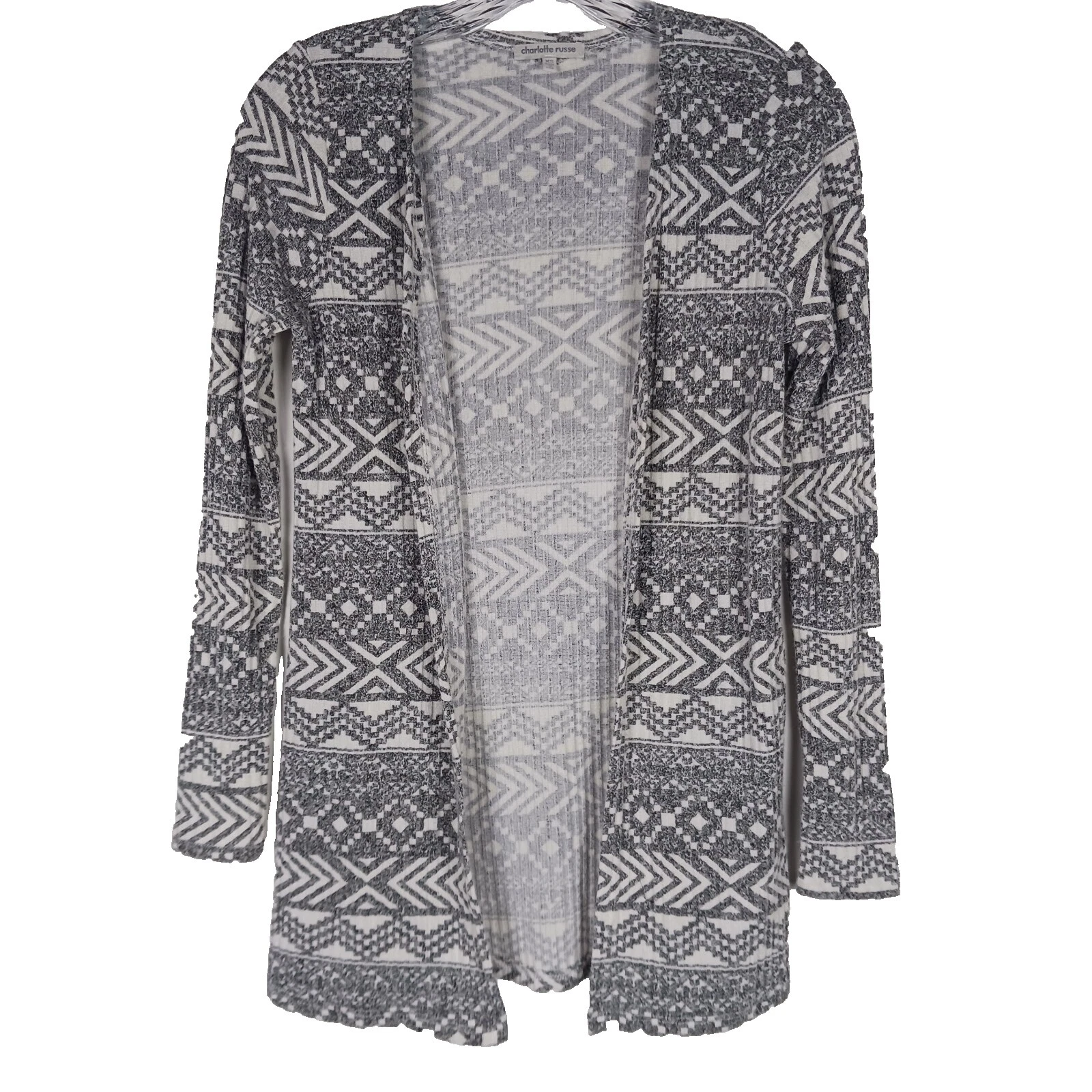 Suéteres cardigã femininos de viscose Charlotte Russe