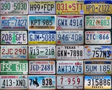 NEW HAMPSHIRE to WYOMING  PickYourState AMERICAN LICENSE PLATE York Texas Utah