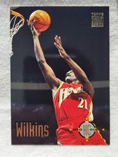 1993-94 Topps Stadium Club - High Court Dominique Wilkins #65 Atlanta Hawks