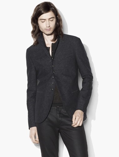 john varvatos multi button jacket