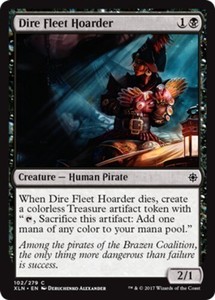 Dire Fleet Hoarder - Foil x1 - Ixalan - NM-Mint, English - Ixalan