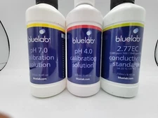 BlueLab 2.77EC Conductivity, PH 7.0, and PH 4.0 Calibration Solution 250ml Set