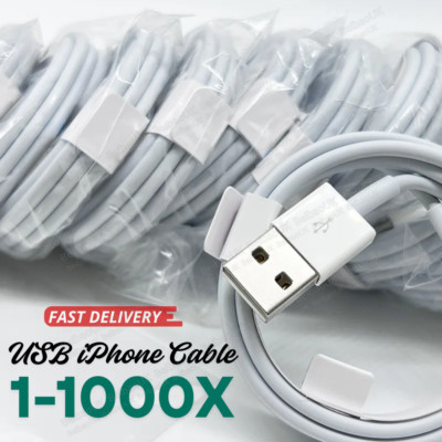 3/6FT USB Charging Cable For iPhone 14 13 12 11 8 7 6 X SE LOT Cord Fast Charger