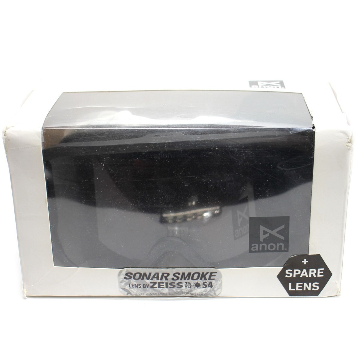 Anon Men's Relapse Snow Goggles Black Frame Sonar Smoke and Amber