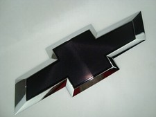 Chevrolet 14-19 Silverado Colorado Genuine Gm Rear Black Bowtie Emblem 22786435