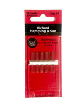 Size 10 - Betweens/Quilter -Hand Sewing Needles -20/pack- Richard Hemming Son