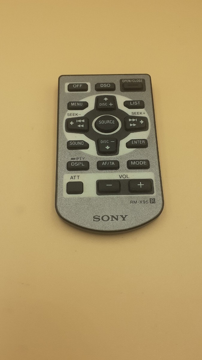 Sony RM-X95 Original Remote Control Car Audio System | eBay Sony RM-X95 Original Remote Control Car Audio System | eBay