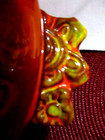 1970s Pacific Coast Orange Ram Casserole Dish Signed B. Welsh Stoneware Ceramic — photo 9