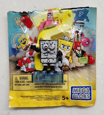 Mega Bloks SpongeBob SquarePants Series 3 Mystery Chase Minifigure 