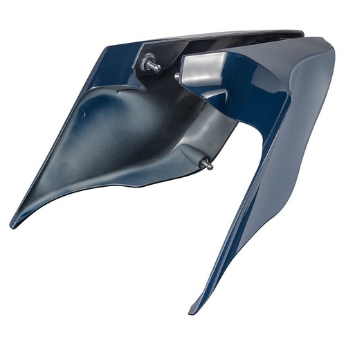 Cubierta lateral estirada azul billar Advanblack extendida para 2014+ Harley Touring - Imagen 6 de 12